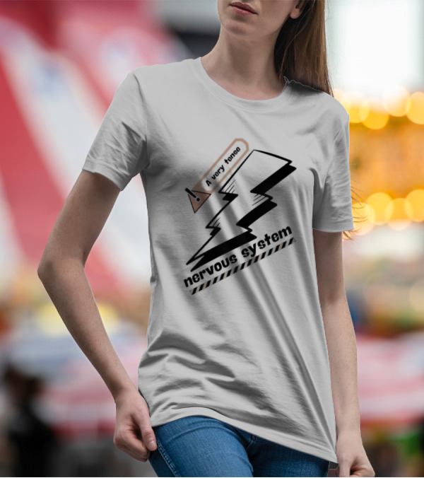 A Very Tense Nervous System Lightning Bolt T-Shirt