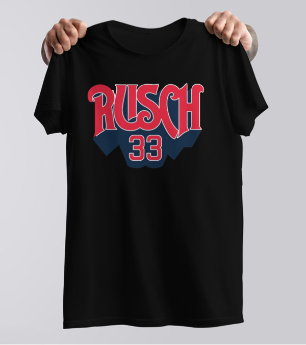 Obviousshirts Rusch 33 Vintage Style Sports T-Shirt