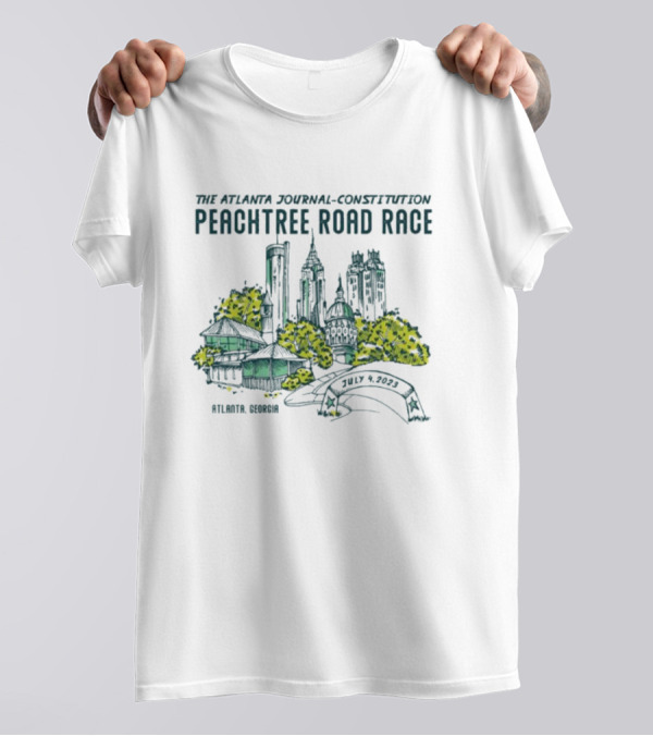 Atlanta Journal Constitution Peachtree Road Race 2024 Atlanta Georgia T-Shirt