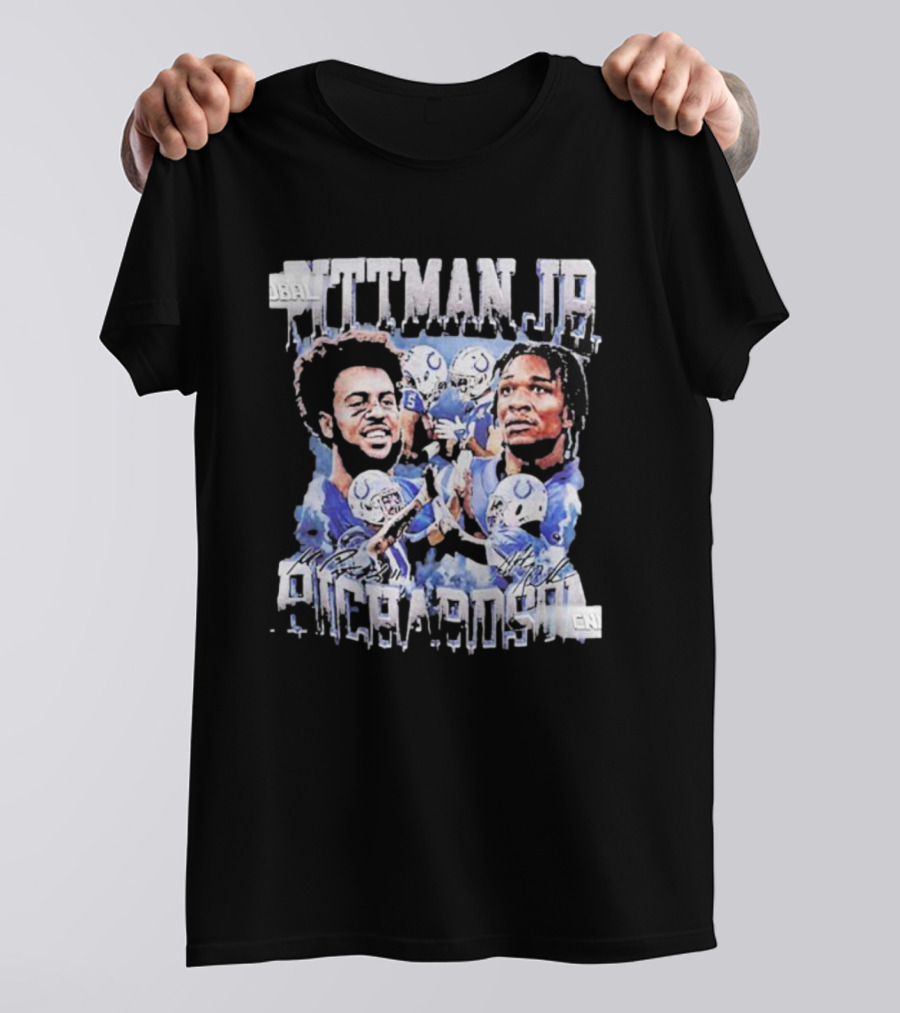 Pittman Jr Anthony Richardson Football Players Indianapolis Colts T-Shirt
