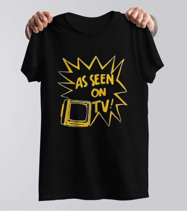 As Seen On TV Retro Style Burst With TV T-Shirt