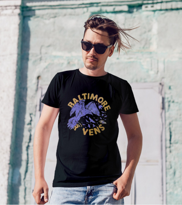 Baltimore Ravens The Raven Vintage T-Shirt