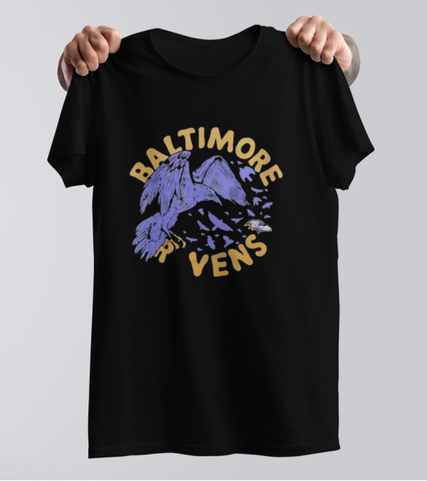 Baltimore Ravens The Raven Vintage T-Shirt