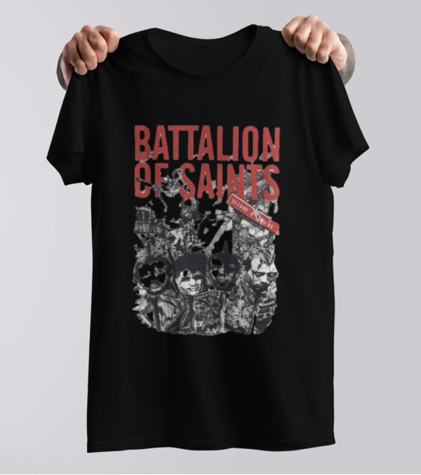 Battalion Of Saints Second Coming Punk Rock Album Cover T-Shirt