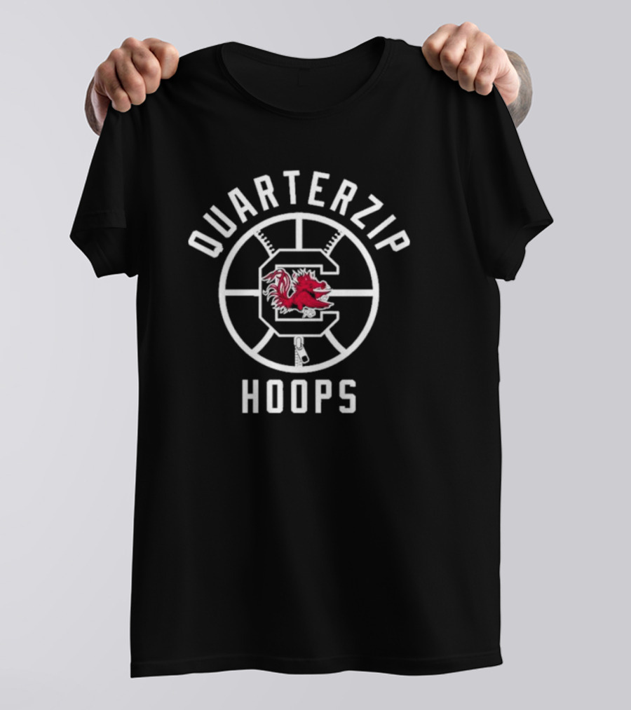 Quarterzip Hoops South Carolina Gamecocks Basketball T-Shirt
