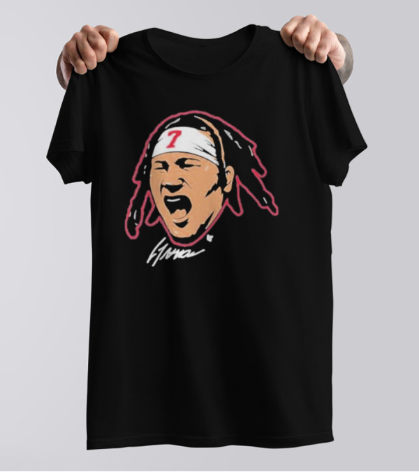 C J Stroud Swag Head 7 Signature T-Shirt