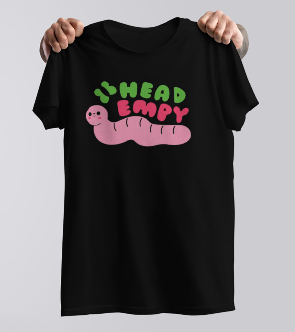 Head Empy Cute Worm T-Shirt