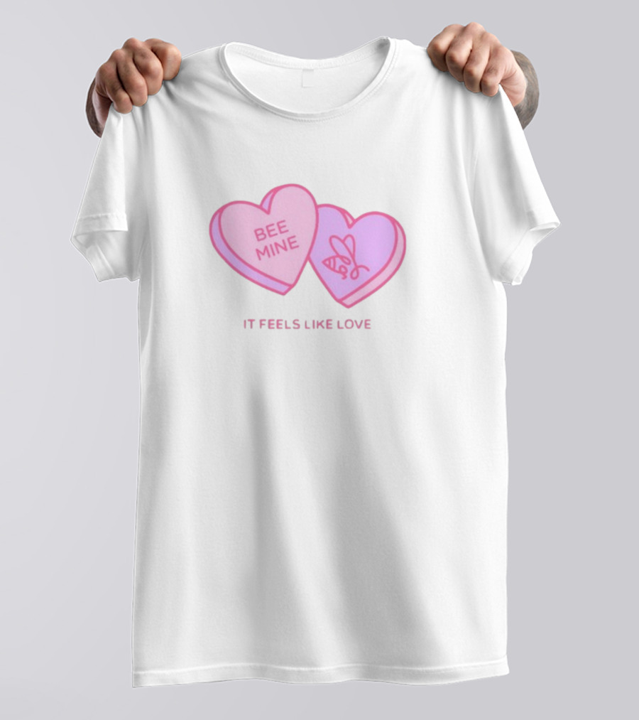 Bee Mine Heart It Feels Like Love T-Shirt