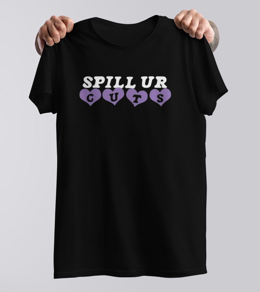 Spill Ur Guts Purple Heart Design Oliviarodrigo T-Shirt