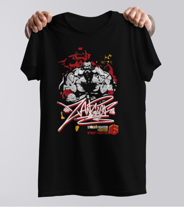 Street Fighter Capcom SF6 Zangief Nerds T-Shirt