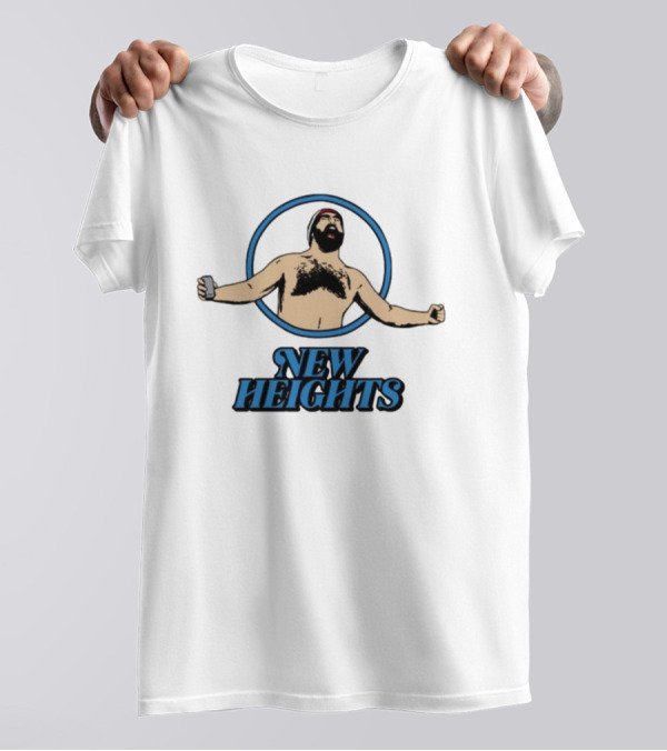 New Heights Jason Kelce Arm Raised Circle T-Shirt