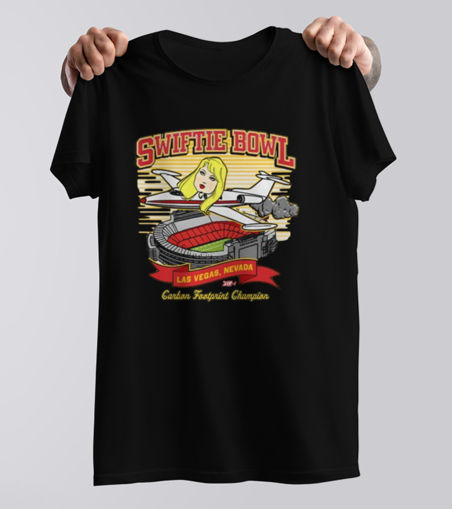 Swiftie Bowl Las Vegas Carbon Footprint Champion T-Shirt