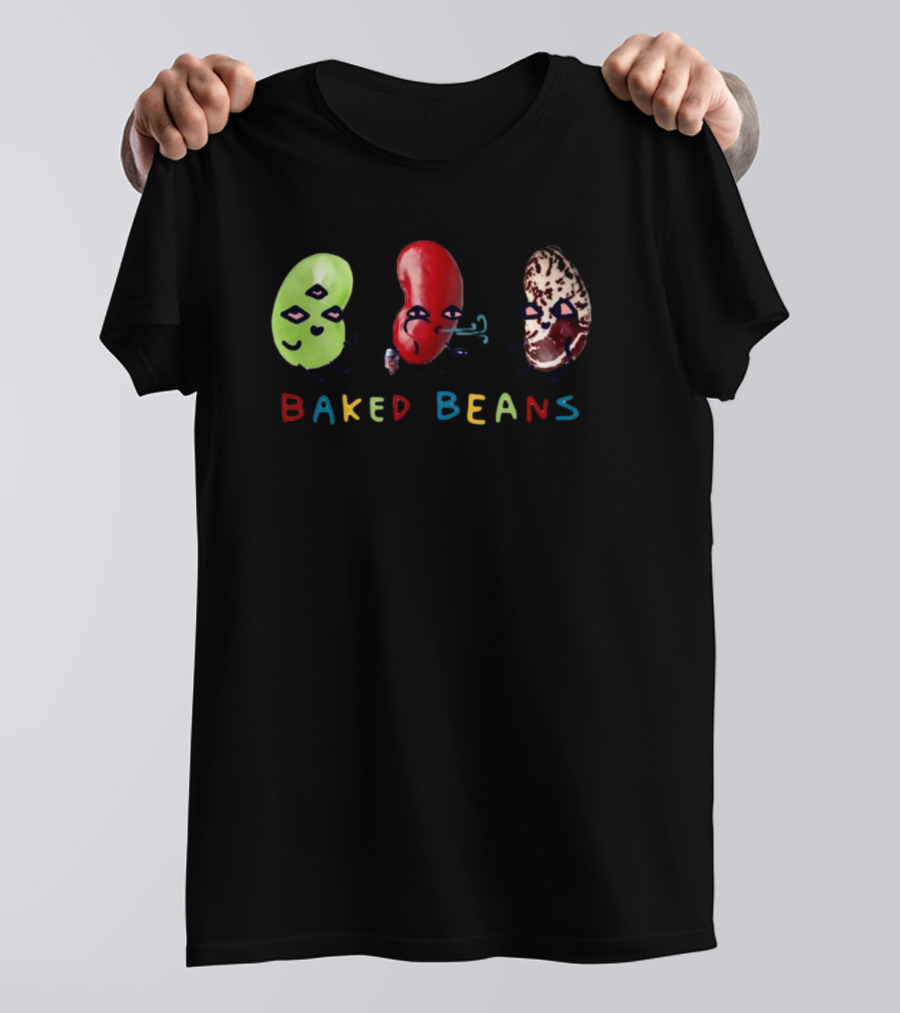 Baked Beans Dancing Cartoon Characters Trio T-Shirt