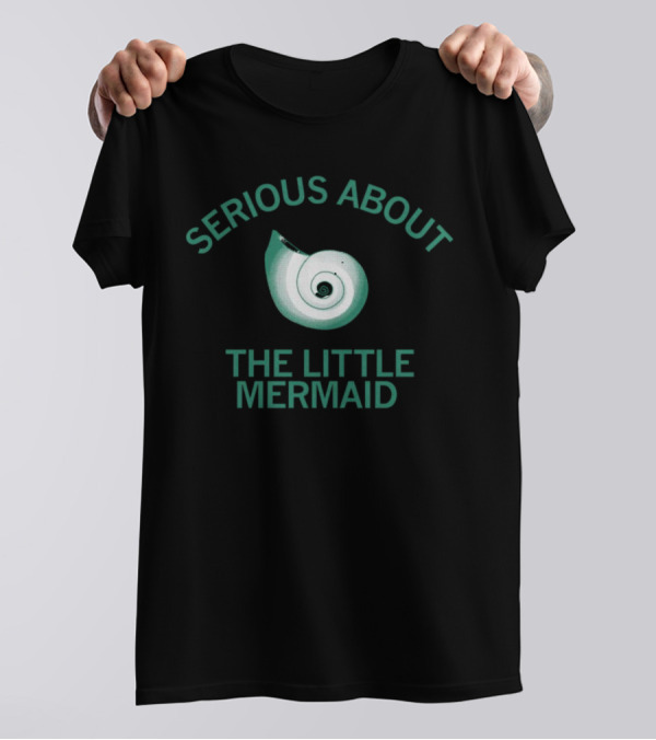 SERIOUS ABOUT THE LITTLE MERMAID Nautilus Shell Iconic Reference T-Shirt