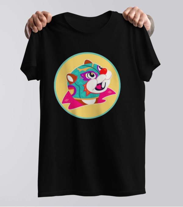 El Hijo Del Buc-Ees Luchador Beaver Mask T-Shirt