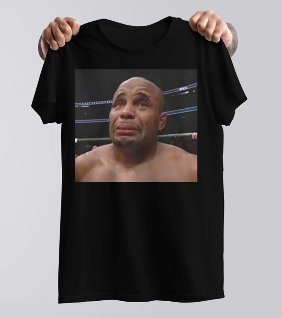 Crying DC Jon Jones Meme Reaction UFC Fight Face T-Shirt