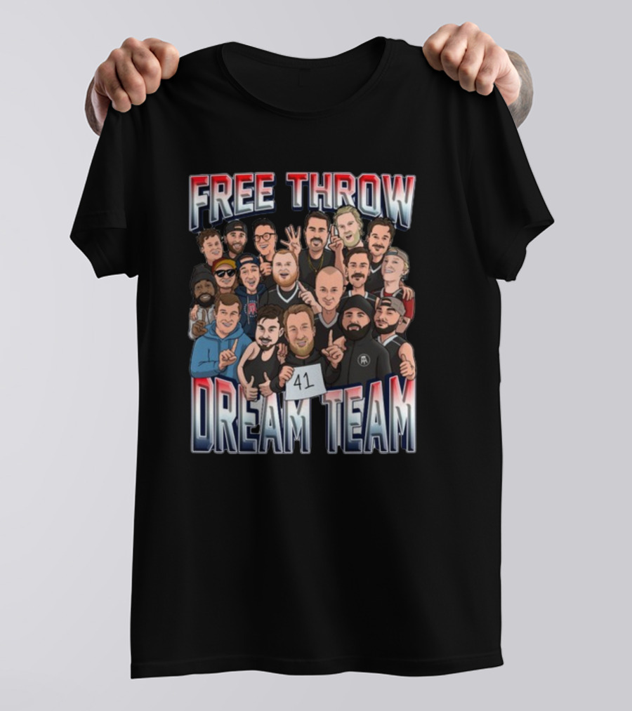 Free Throw Dream Team 41 Group T-Shirt