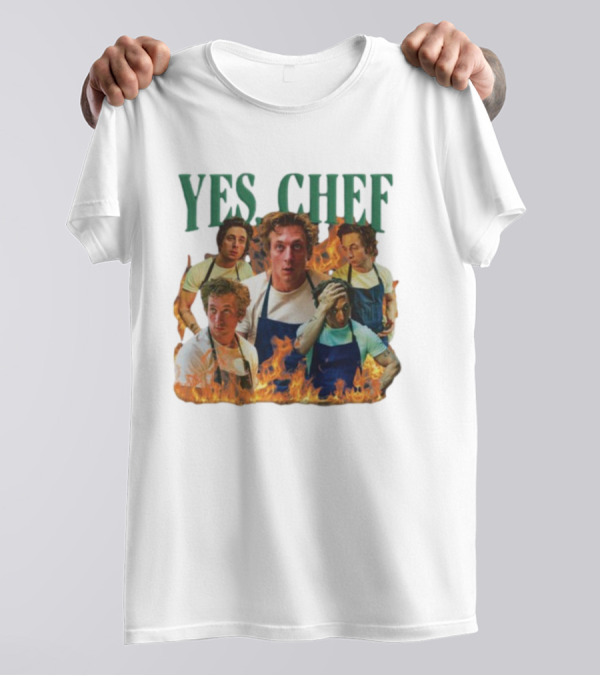 Yes Chef The Bear Jeremy Allen Fire T-Shirt