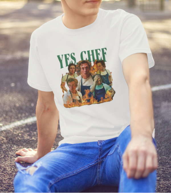 Yes Chef The Bear Jeremy Allen Fire T-Shirt
