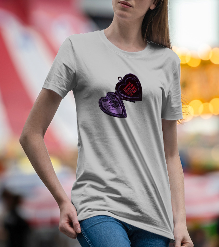 Sweetest Things On This Side Of Hell Broken Heart Pendant T-Shirt