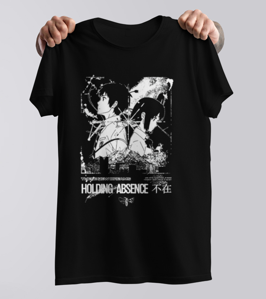 These New Dreams Holding Absence 不在 Anime-Inspired T-Shirt