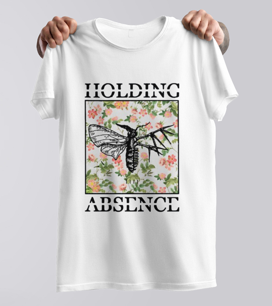 Holding Absence Box Moth Floral T-Shirt