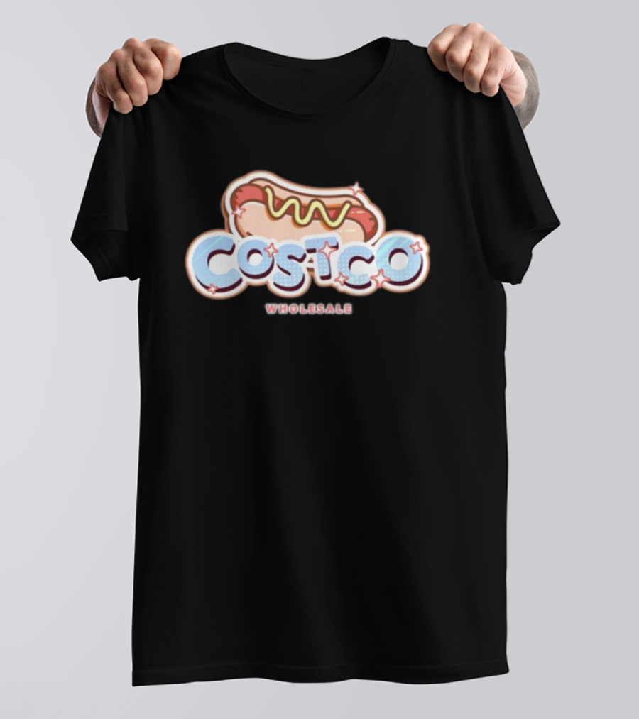 Costco Wholesale Hot Dog Vtuber T-Shirt