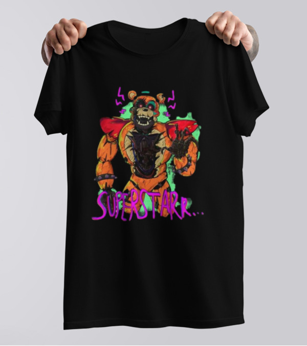Superstar Himbo In Limbo Shattered Glamrock Freddy T-Shirt