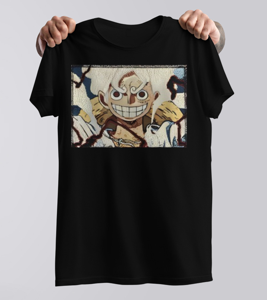 Max Holloway Gear 5 Luffy One Piece Anime Character T-Shirt