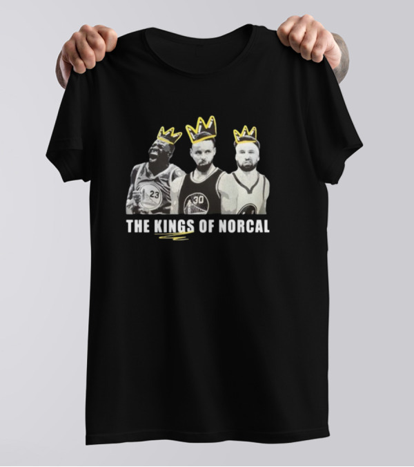 The Kings Of Norcal Warriors Trio With Yellow Crowns T-Shirt