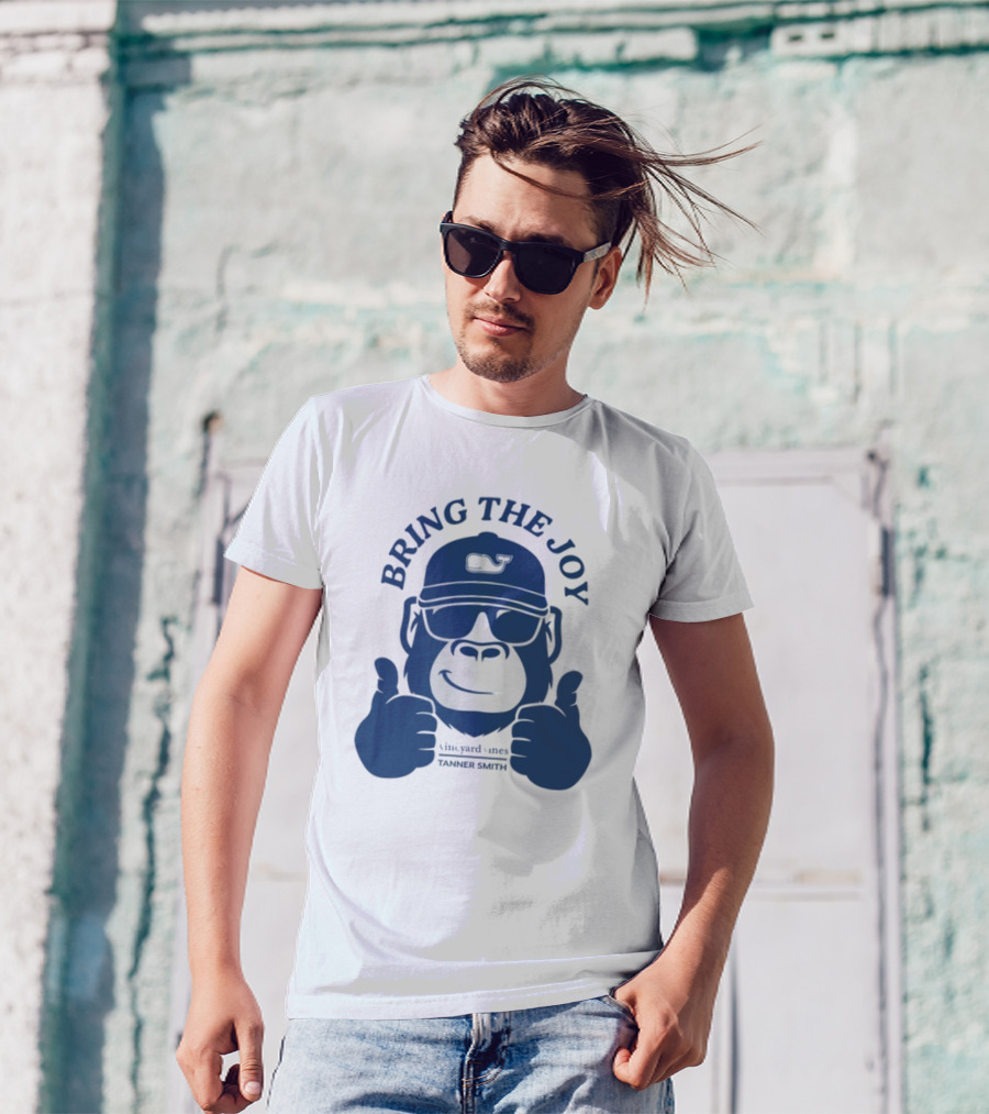 Bring The Joy Vineyard Vines Tanner Smith Whale Hat Sunglasses Gorilla T-Shirt