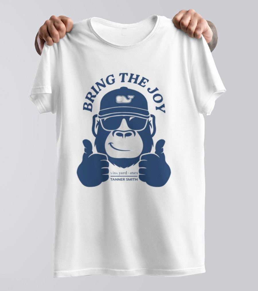 Bring The Joy Vineyard Vines Tanner Smith Whale Hat Sunglasses Gorilla T-Shirt
