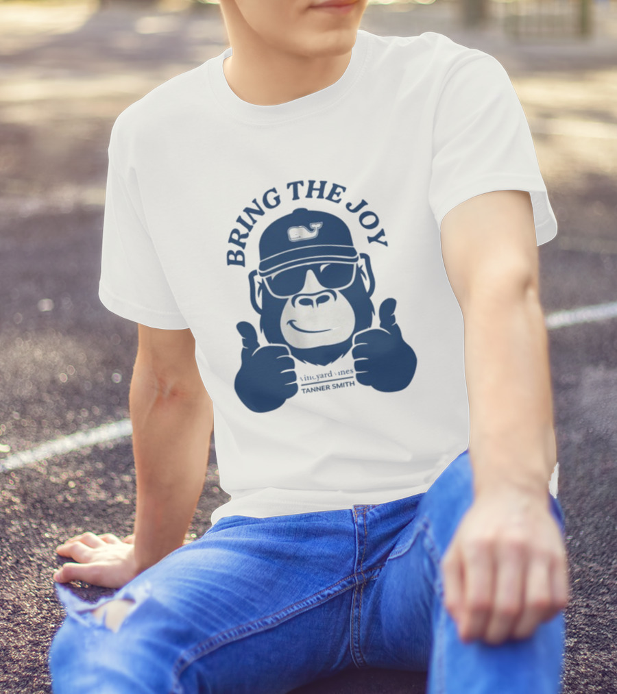Bring The Joy Vineyard Vines Tanner Smith Whale Hat Sunglasses Gorilla T-Shirt