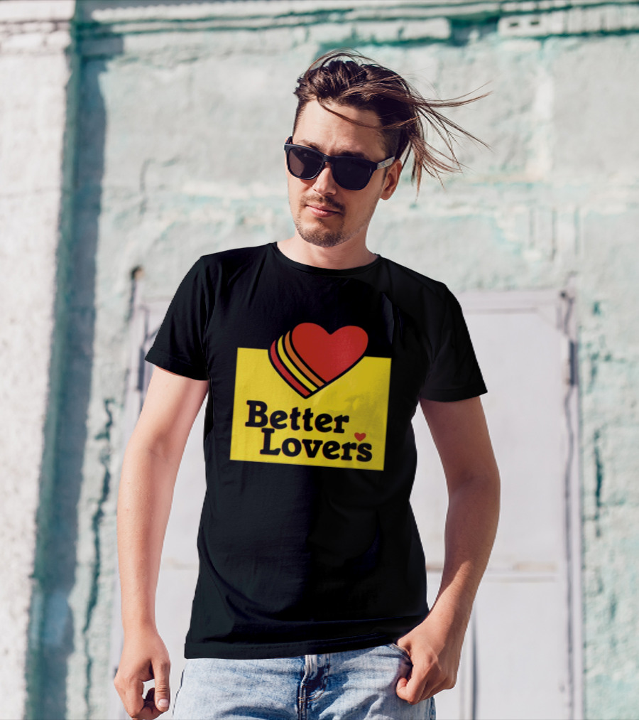 Better Lovers Heart Icon Valentines Day T-Shirt