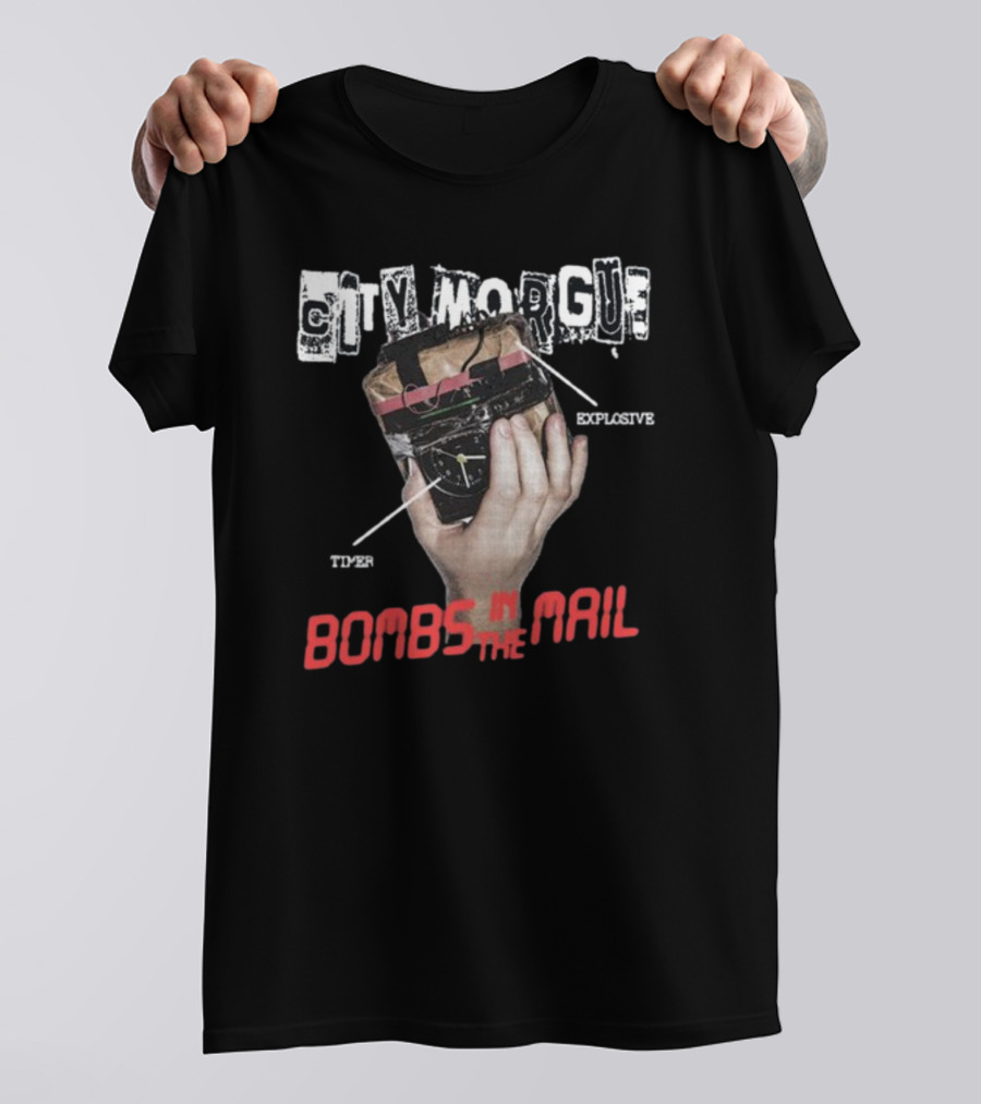 City Morgue Explosive Timer Bombs In The Mail T-Shirt