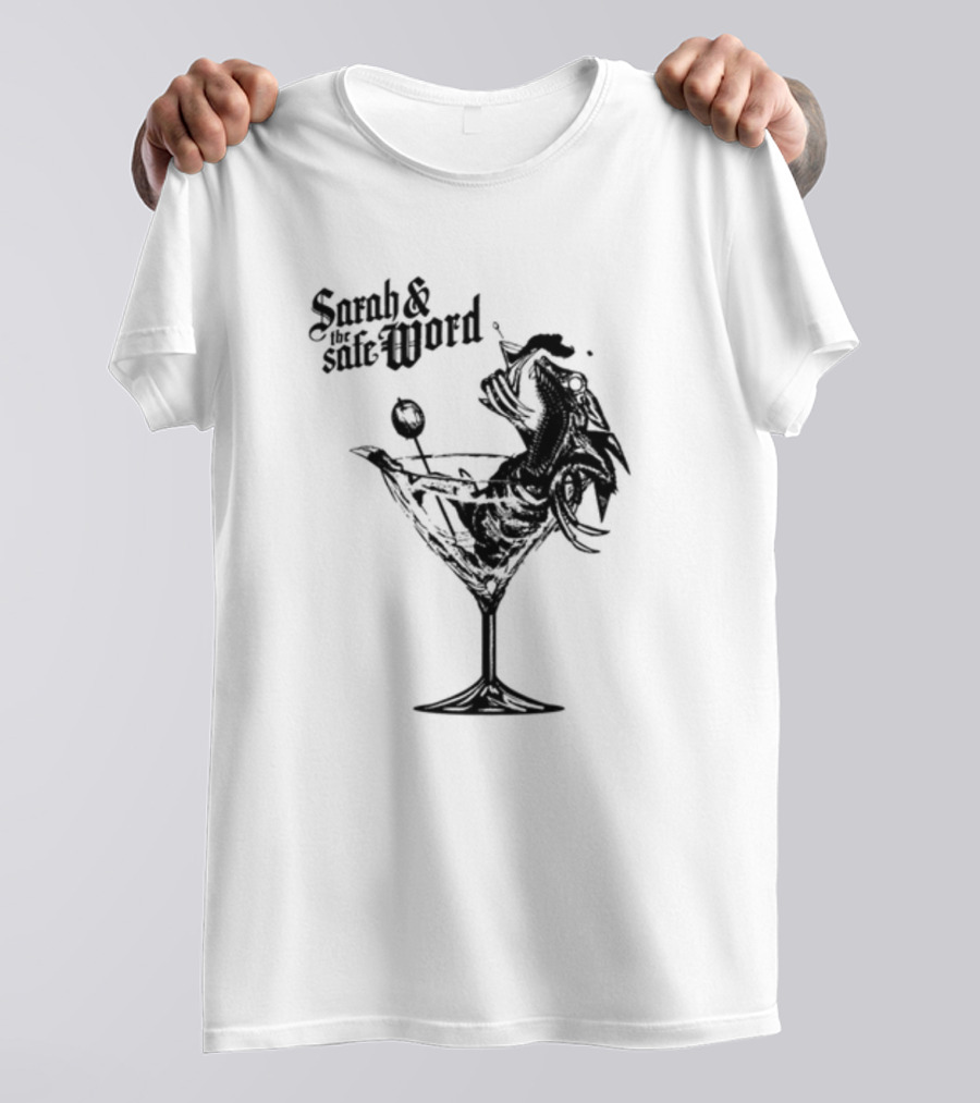Sarahandthesafeword Martini 2024 Gothic Dragon Cocktail T-Shirt