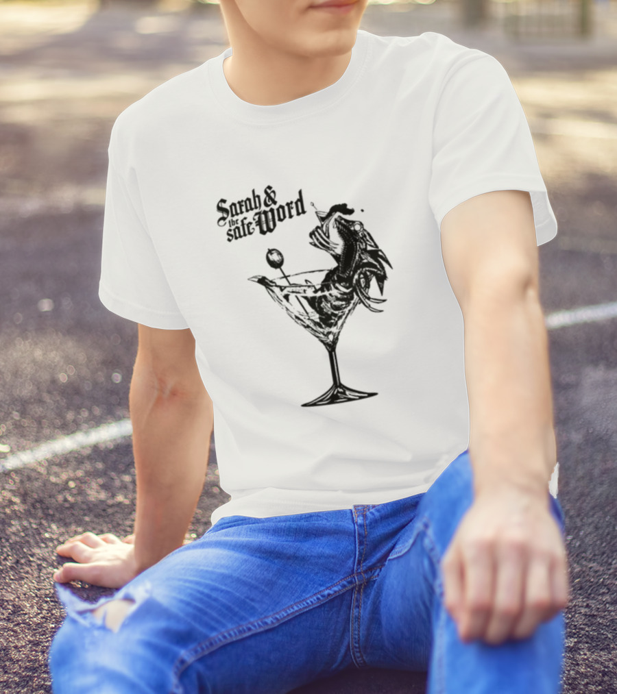 Sarahandthesafeword Martini 2024 Gothic Dragon Cocktail T-Shirt