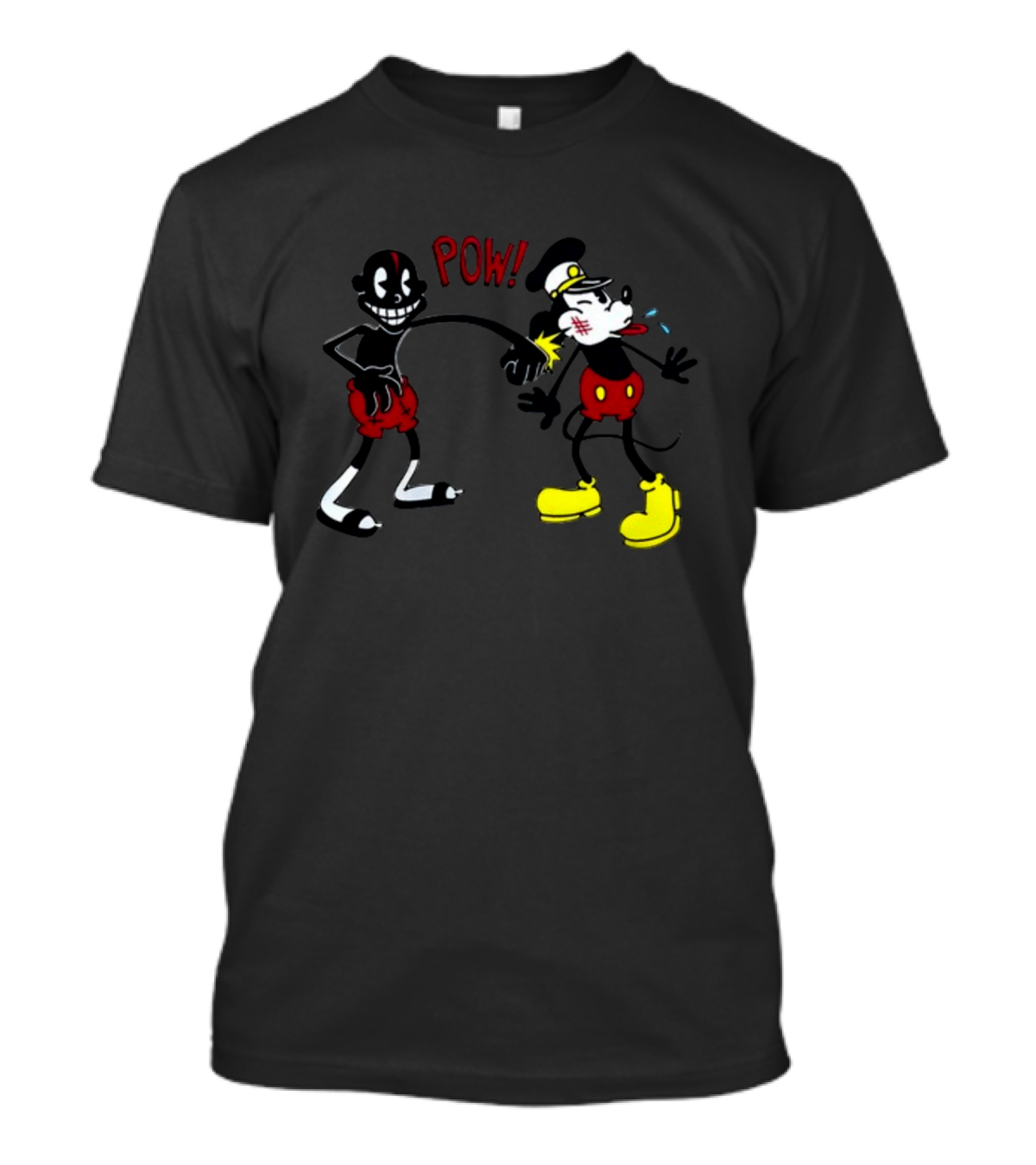 Smalldarkone Knockout POW Vintage Iconic Cartoon Punch T-Shirt