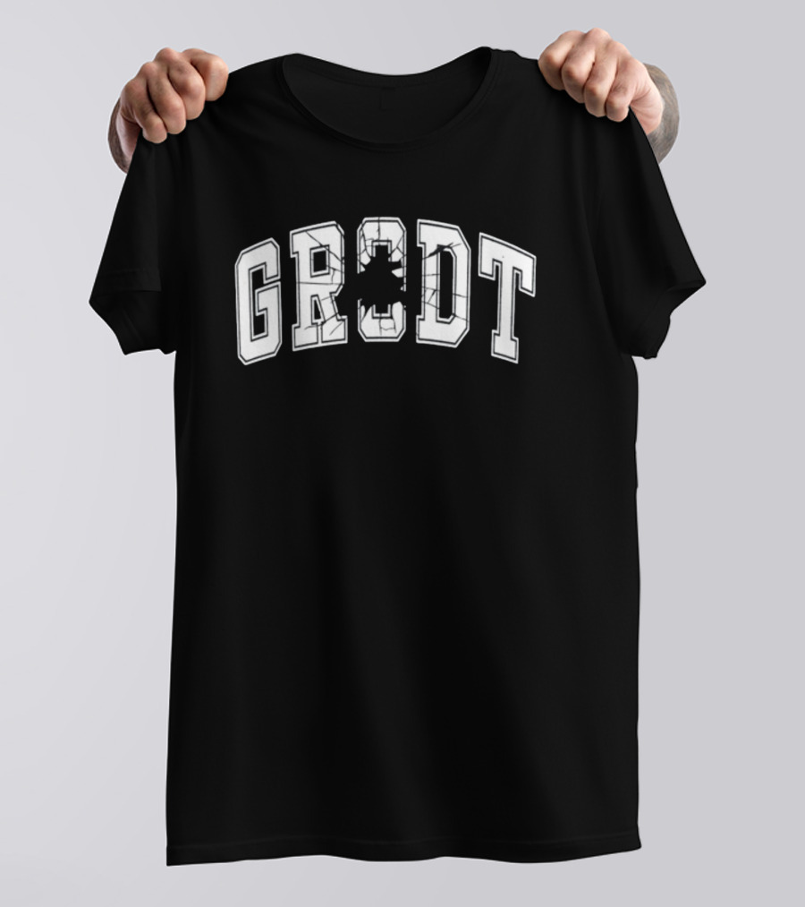 Get Rich Or Die Tryin Text With Bullet Hole T-Shirt