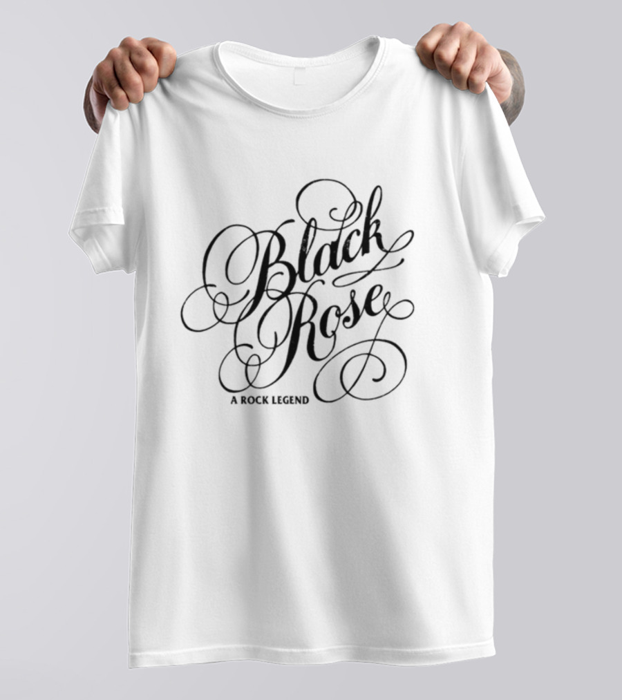 Black Rose A Rock Legend Thin Lizzy Flourish T-Shirt