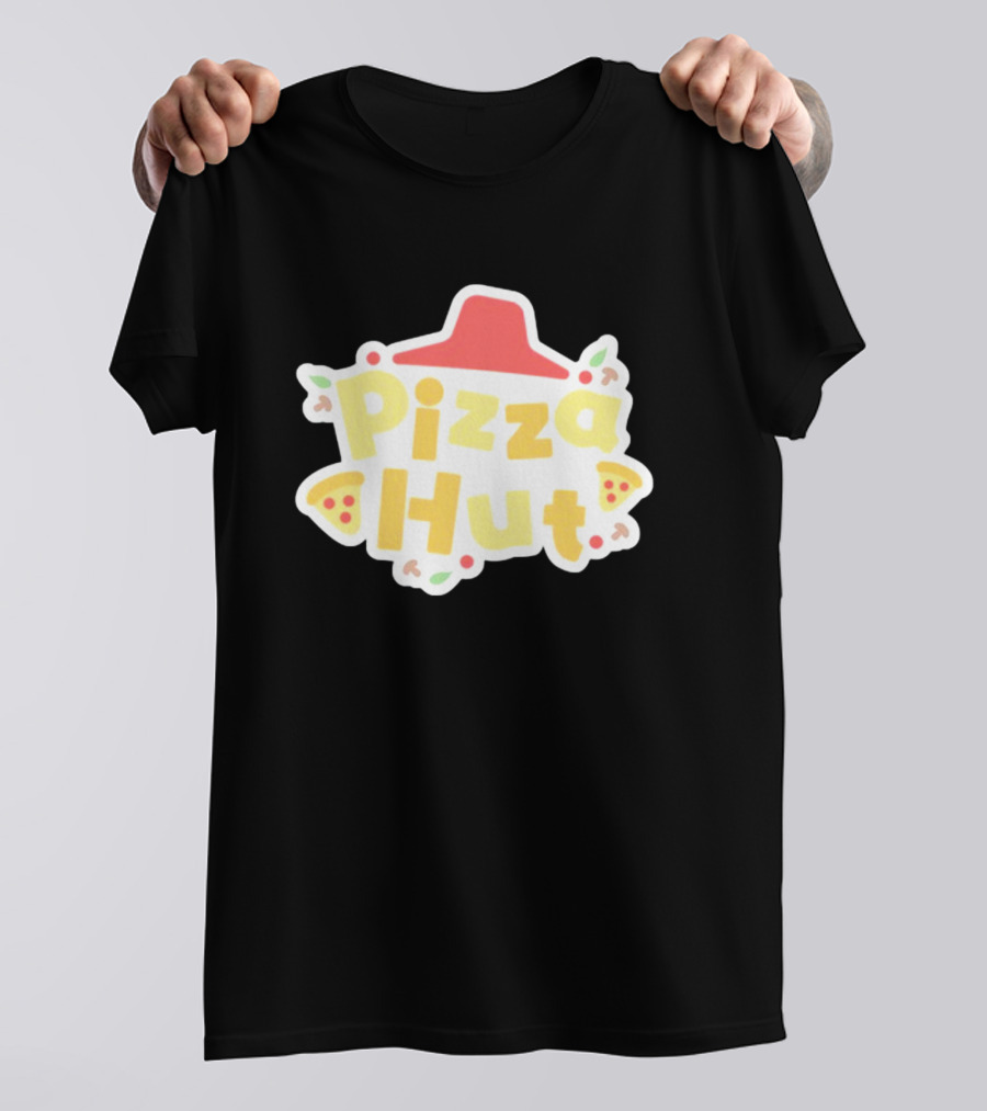 Pizza Hut Vtuber Style Playful T-Shirt