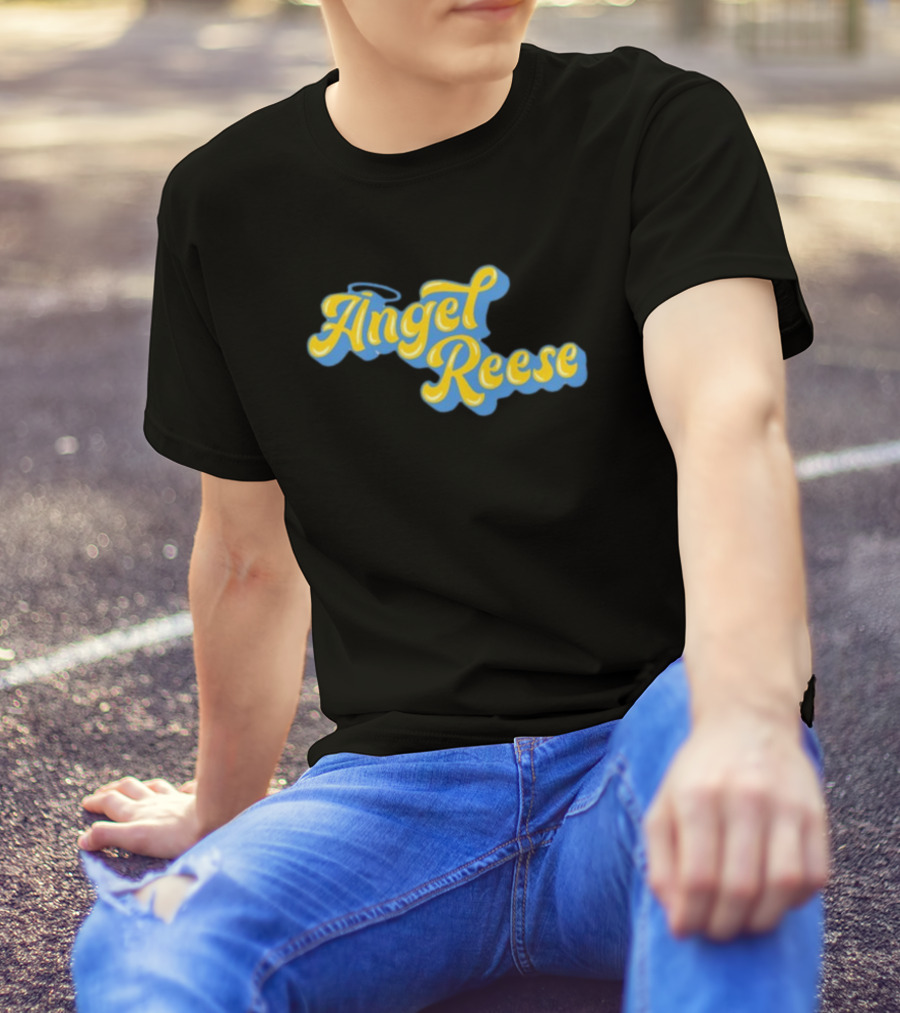 ChicagoSky Angel Reese Halo Script T-Shirt