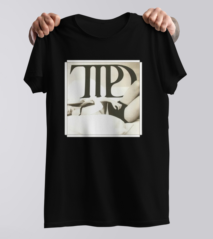 Ttpd The Tortured Poets Department Black And White Lying Woman T-Shirt