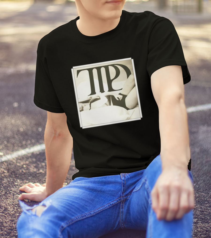 Ttpd The Tortured Poets Department Black And White Lying Woman T-Shirt
