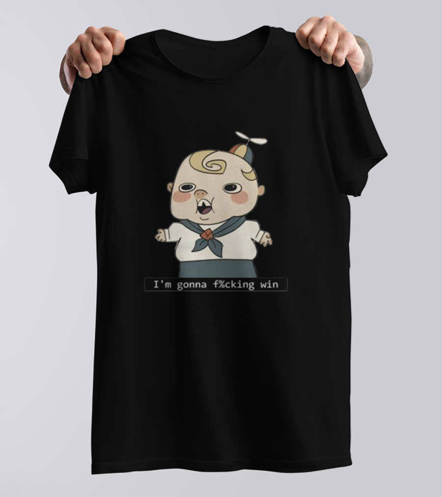 Zeddy I'm Gonna F%Cking Win Vintage Comic Cartoon Character T-Shirt