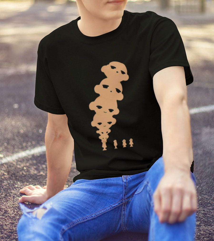 Impoppy Baby Head Gradient Faces T-Shirt