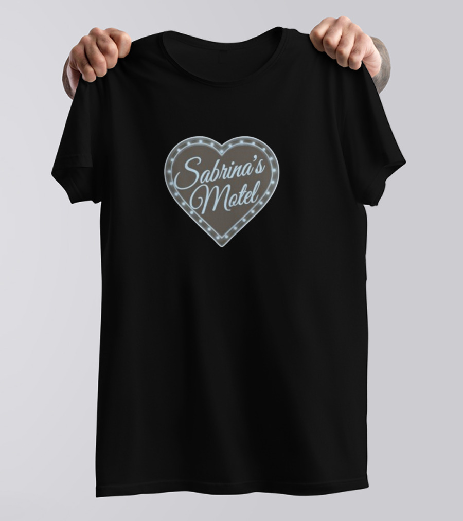 Sabrina's Motel Heart-Shaped Neon Sign T-Shirt