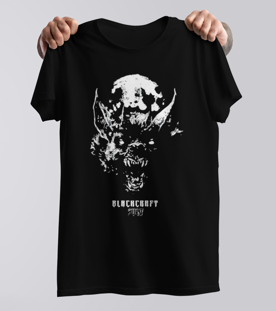 Blackcraftcult Spooky Bat Face T-Shirt