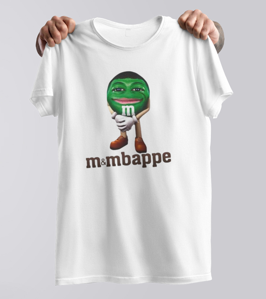 Kylian Mbappe M&Mbappe Green Character T-Shirt