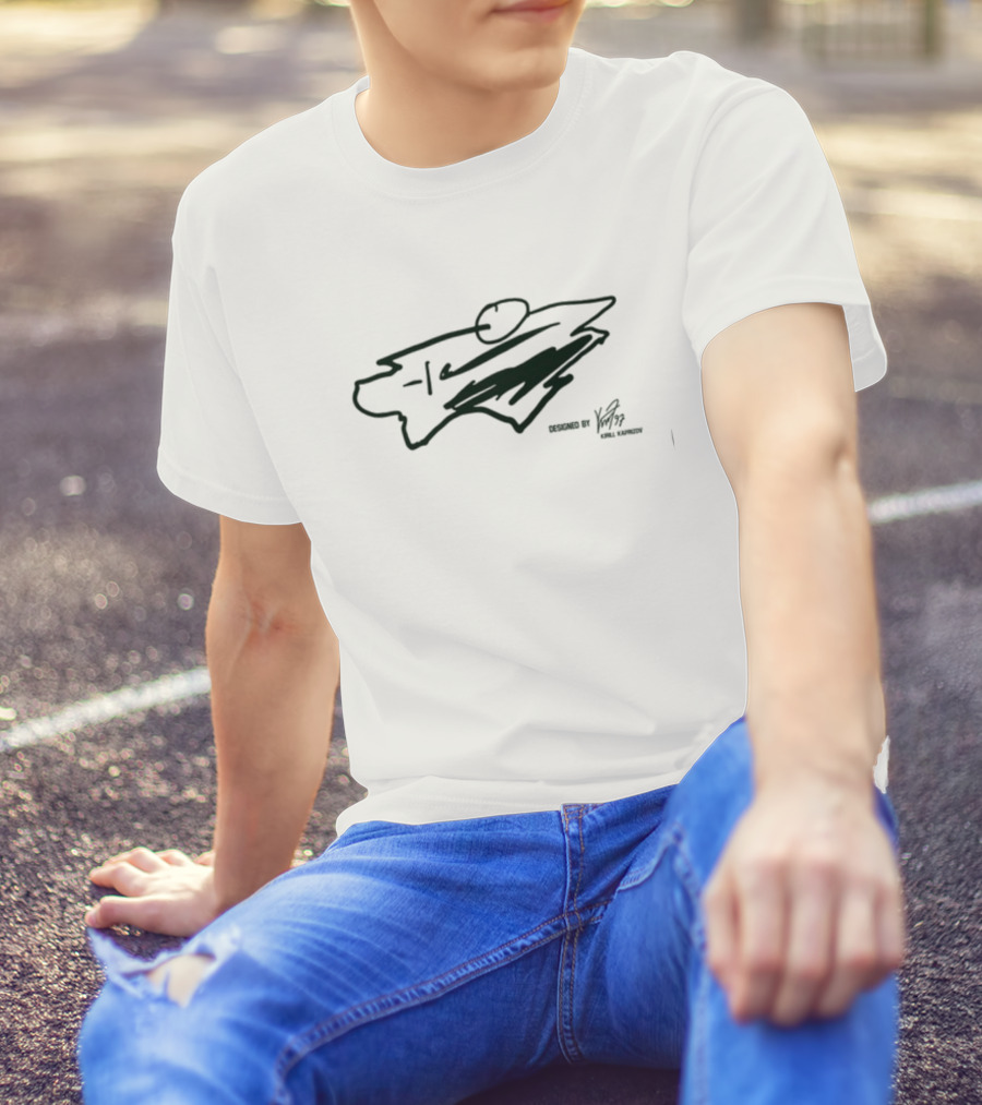 Minnesota Wild Graphic Designed By Kirill Kaprizov T-Shirt